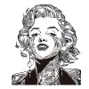 ☠️ Эмодзи «b&w random» для Telegram