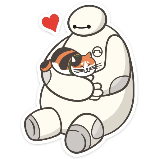 🤗 Стикер «Бэймакс» для Telegram