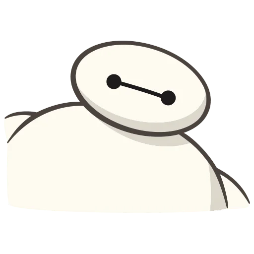 🤔 Стикер «Бэймакс Без Текста» для Telegram