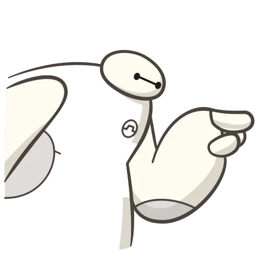 🫵 Стикер «Бэймакс Без Текста» для Telegram
