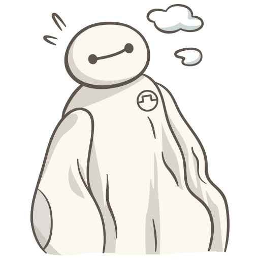 🫠 Стикер «Бэймакс Без Текста» для Telegram