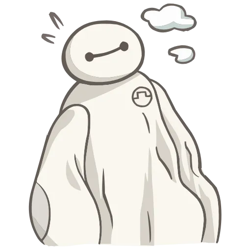 Стикер 23 Набор эмоджи по мульту «Baymax Бэймакс» из ВК в HD качестве