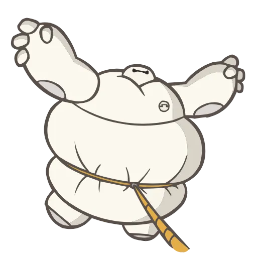 Стикер 21 Набор эмоджи по мульту «Baymax Бэймакс» из ВК в HD качестве