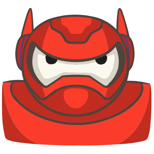 Стикер 9 Набор эмоджи по мульту «Baymax Бэймакс» из ВК в HD качестве