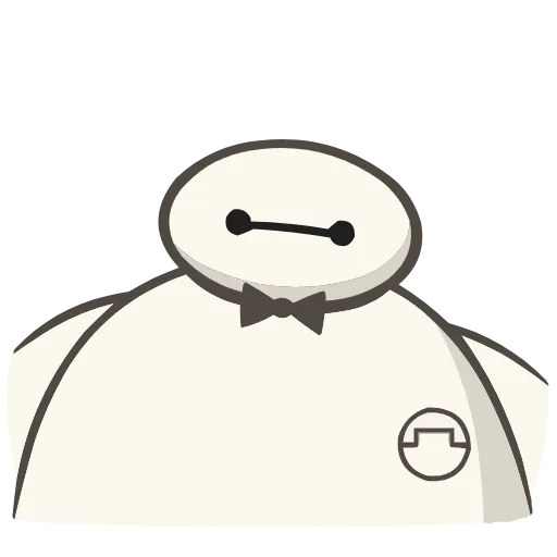 Стикер 18 Набор эмоджи по мульту «Baymax Бэймакс» из ВК в HD качестве