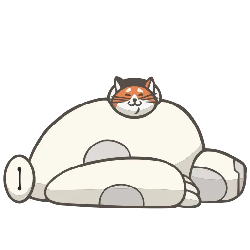 Стикер 5 Набор эмоджи по мульту «Baymax Бэймакс» из ВК в HD качестве