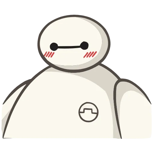 Стикер 7 Набор эмоджи по мульту «Baymax Бэймакс» из ВК в HD качестве