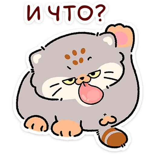 😼 Стикер «Баюн» для Telegram