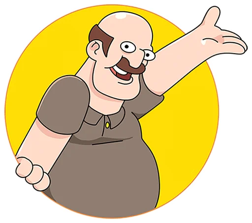 😅 Стикер «Базовый Батя без надписей» для Telegram