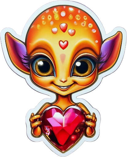 ❤️ Стикер «BigHearts» для Telegram