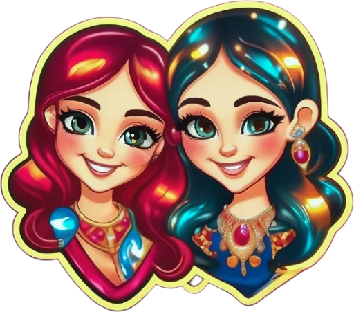 Стикерпак BigHearts для Telegram