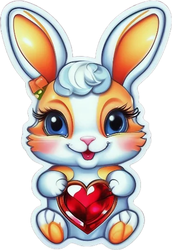❤️ Стикер «BigHearts» для Telegram