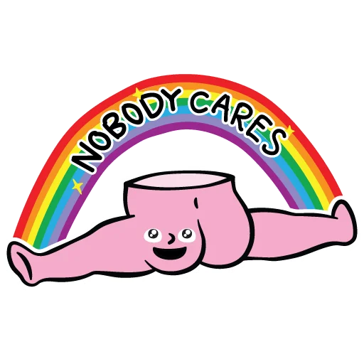 🌈 Стикер «Bbbbbbbbutt» для Telegram