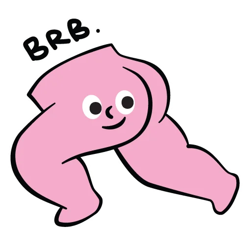 🏃‍♂️ Стикер «Bbbbbbbbutt» для Telegram