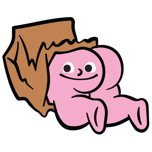 😆 Стикер «Bbbbbbbbutt» для Telegram