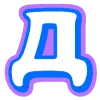 💯 Эмодзи «Буквы в стиле граффити» для Telegram