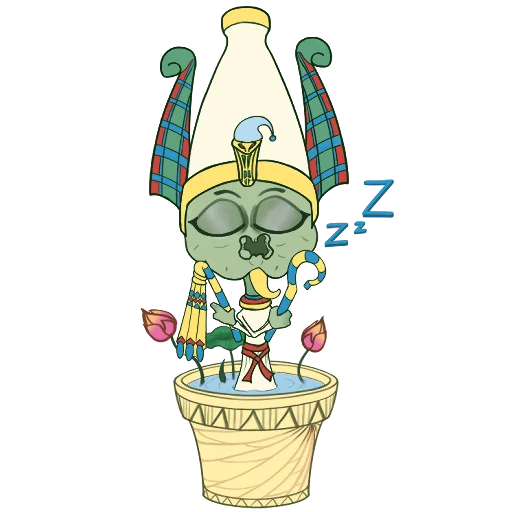 😴 Стикер «Ba Osiris» для Telegram