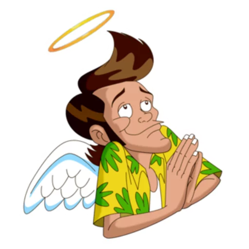 👼 Стикер «BBMAceVentura» для Telegram