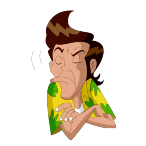 😤 Стикер «BBMAceVentura» для Telegram