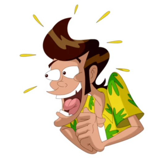 😳 Стикер «BBMAceVentura» для Telegram