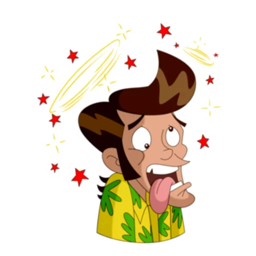 😵 Стикер «BBMAceVentura» для Telegram