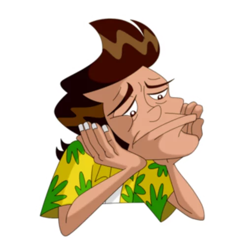 😣 Стикер «BBMAceVentura» для Telegram