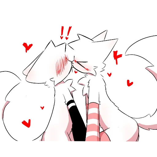 👄 Стикер «Boykisser UwU» для Telegram
