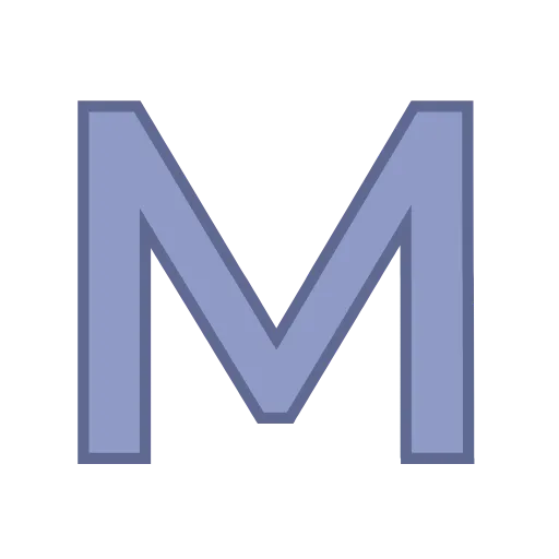 💋 Эмодзи «Фиолетовые векторные буквы и иконки» для Telegram