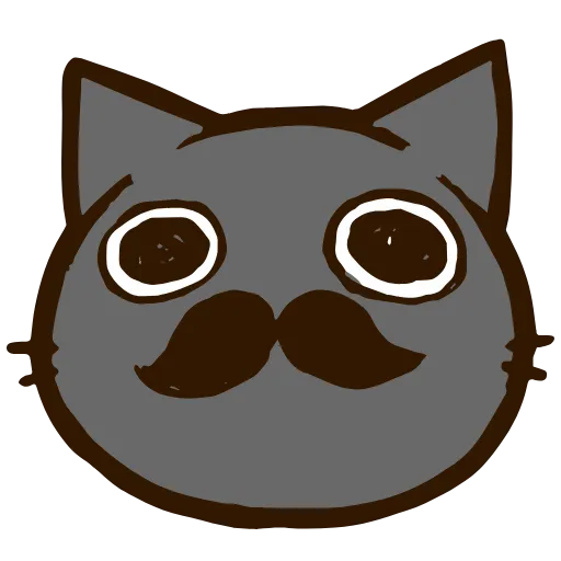 Стикер 25 Black Cat