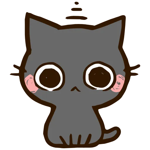 Стикер 37 Black Cat