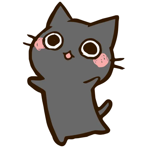 Стикер 39 Black Cat