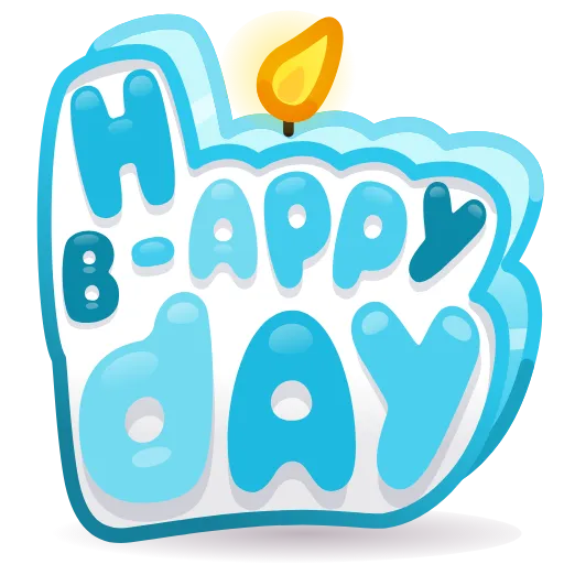 💎 Стикер «BDay Candle» для Telegram