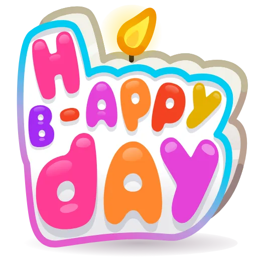 💎 Стикер «BDay Candle» для Telegram