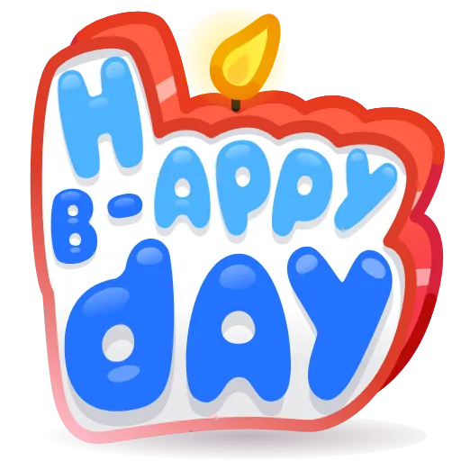 💎 Стикер «BDay Candle» для Telegram