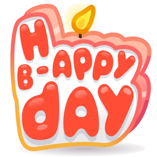 💎 Стикер «BDay Candle» для Telegram