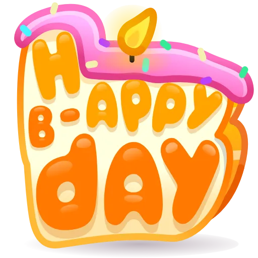 💎 Стикер «BDay Candle» для Telegram