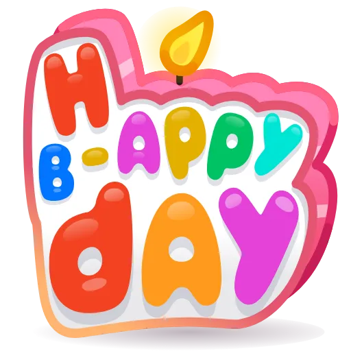💎 Стикер «BDay Candle» для Telegram