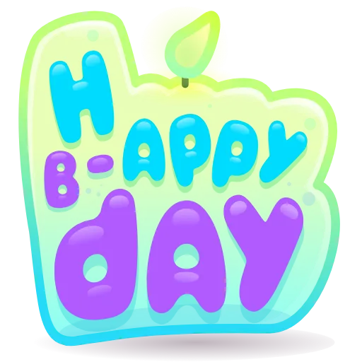 💎 Стикер «BDay Candle» для Telegram