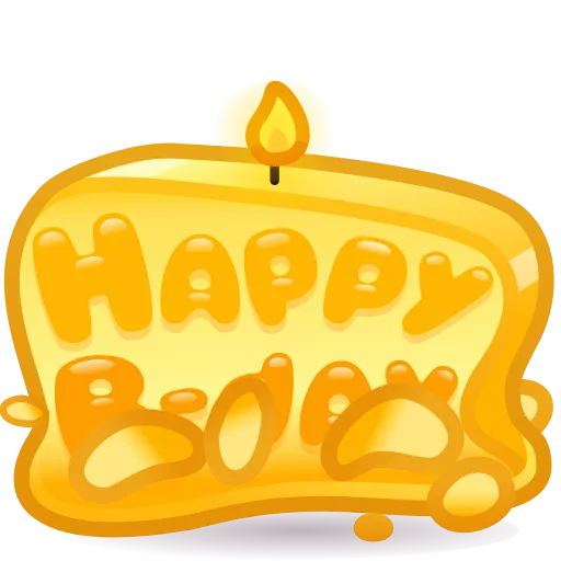 💎 Стикер «BDay Candle» для Telegram