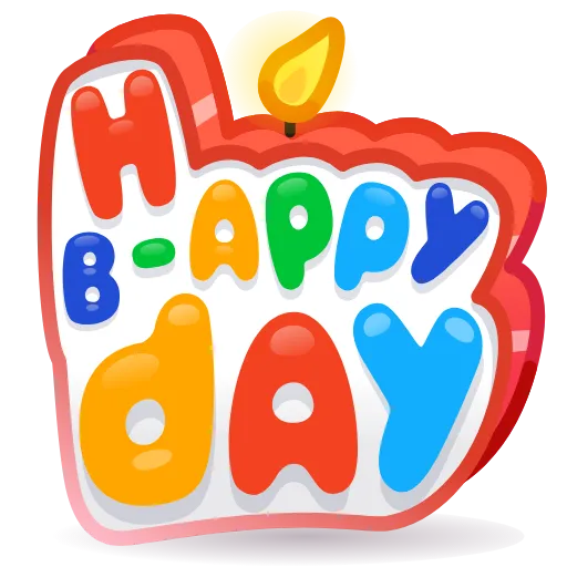 💎 Стикер «BDay Candle» для Telegram