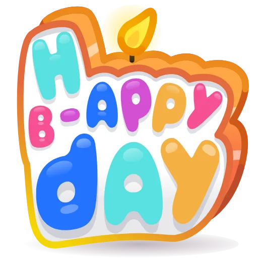 💎 Стикер «BDay Candle» для Telegram