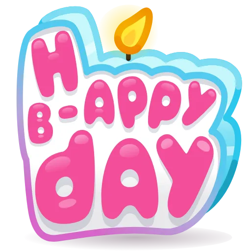 💎 Стикер «BDay Candle» для Telegram