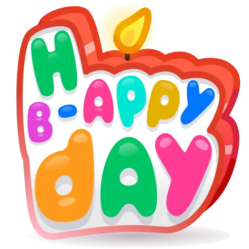 💎 Стикер «BDay Candle» для Telegram