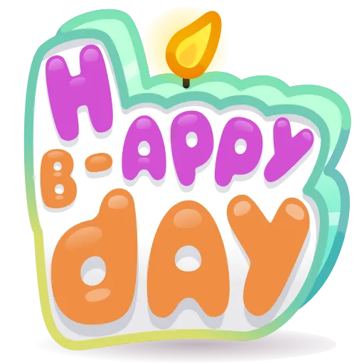 💎 Стикер «BDay Candle» для Telegram
