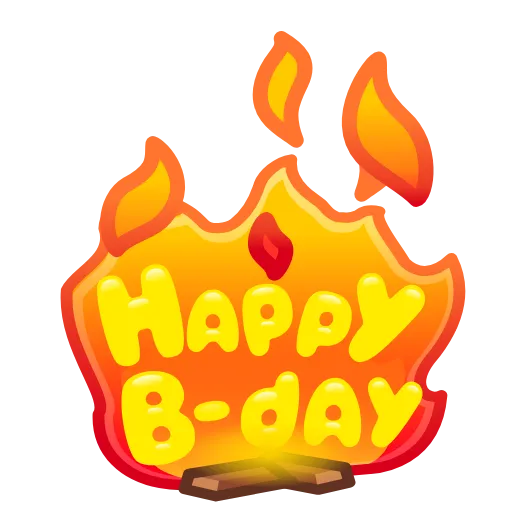 💎 Стикер «BDay Candle» для Telegram