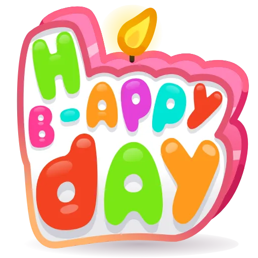💎 Стикер «BDay Candle» для Telegram