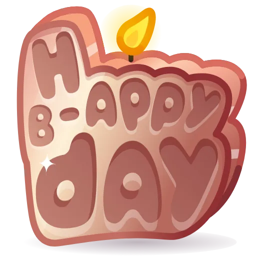 💎 Стикер «BDay Candle» для Telegram