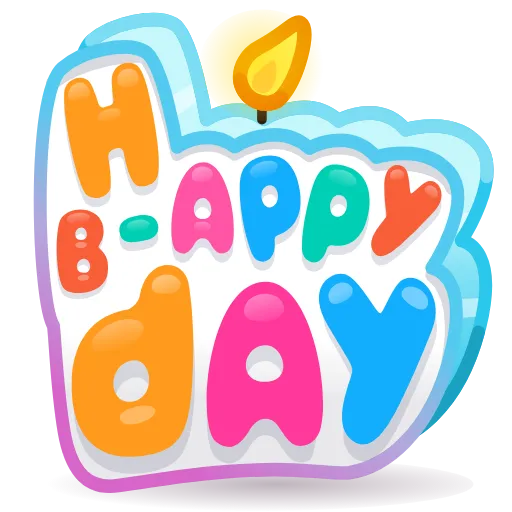 💎 Стикер «BDay Candle» для Telegram