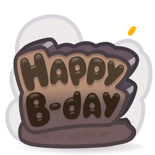 💎 Стикер «BDay Candle» для Telegram