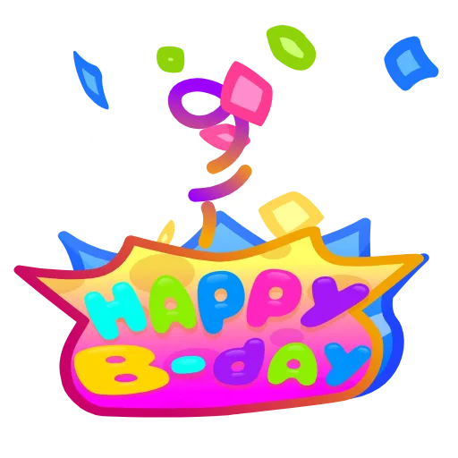 💎 Стикер «BDay Candle» для Telegram